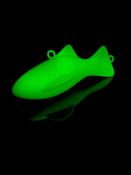 8lb Glow Fish shape downrigger weight